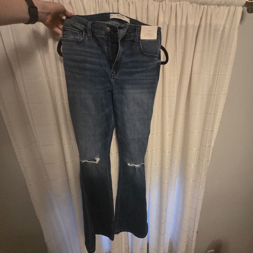 Hollister Dark Blue Flare Jeans